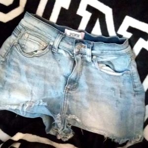 Pink Jean Shorts